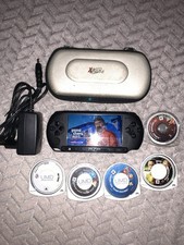 PlayStation PSP Slim Console 2004 3004 Nera Completa Funzionante, używany na sprzedaż  Wysyłka do Poland