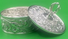 Deckeldose pillendose silber gebraucht kaufen  Düsseldorf