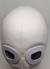 Ledermaske weiß handgefertigt gebraucht kaufen  Duisburg