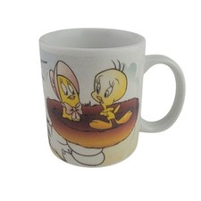 Caneca vintage anos 90 Tweety & Sylvester Looney Tunes Virgo Zodiac 23 de agosto a 22 de setembro comprar usado  Enviando para Brazil