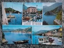 Cartolina lago iseo usato  Napoli