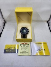 Invicta Sub Aqua Noma IV cronógrafo fabricado na Suíça aço inoxidável preto modelo 6548 L65SA comprar usado  Enviando para Brazil