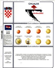 Kit foglio croazia usato  Biella