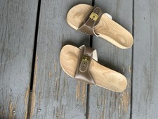 Dr. Scholl‘s, Pescura, Flat Original, Slipper, Beige braun, Gr 43 comprar usado  Enviando para Brazil