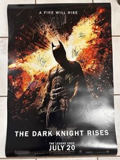 Pôster raro do filme Dark Knight Rises assinado comprar usado  Enviando para Brazil