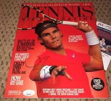 RAFAEL NADAL REVISTA VISTA TÊNIS ASSINADA JSA AUTÓGRAFO CERTIFICADO DE AUTENTICIDADE AUTOGRAFADO RAFA EDIÇÃO COMPLETA comprar usado  Enviando para Brazil