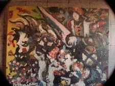 Huile toile 55x46cm d'occasion  Toulon-