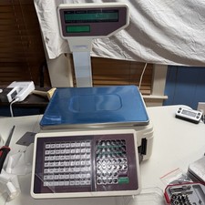 Balança de computação de preço digital Techtongda 110v com impressora térmica comprar usado  Enviando para Brazil