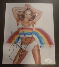 Autógrafo vintage assinado por Mariah Carey.  Fotografia arco-íris 8x10.  JSA comprar usado  Enviando para Brazil