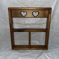 Wooden shelf heart for sale  Kalamazoo