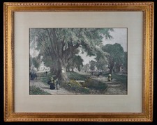 Antique framed late for sale  Orlando