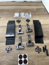 Knape & Vogt 8091FULL34M Kit Completo de Puerta de Bolsillo Negra para Bisagra Mepla LEER segunda mano  Embacar hacia Mexico