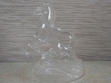 Statuette cheval verre d'occasion  Feytiat