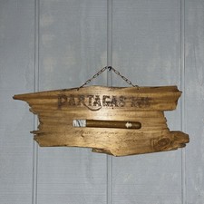 Placa de charuto Post Ban feita em Cuba, toda de madeira. Charutos Partagas comprar usado  Enviando para Brazil