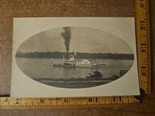 Cartão postal foto RPPC navio a vapor barco a vapor EUA coronel Mackenzie barco fluvial coronel, usado comprar usado  Enviando para Brazil
