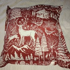 Travesseiro STOF FRANCE Chalé Toile (Cabine Veados Raposa Pássaros Lebre Floresta) 20” comprar usado  Enviando para Brazil