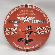 Flying gasoline porcelain for sale  Pembroke