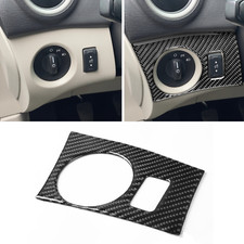 Acabamento do painel de controle interno de fibra de carbono real para Ford Fiesta 2011-19 comprar usado  Enviando para Brazil