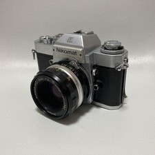 Câmera de Filme Nikon Nikomat EL SLR com Lente NIKKOR-H.C 50mm, Testada, Alça Incluída comprar usado  Enviando para Brazil