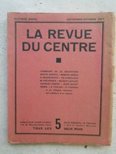 Revue centre 1931 d'occasion Revue centre 1931 d'occasion  Châtillon-en-Bazois
