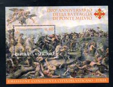 Francobolli vaticano foglietto usato  Candelo