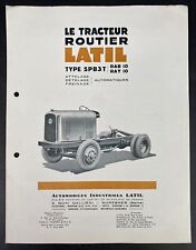 Brochure tracteur routier d'occasion  Bouguenais