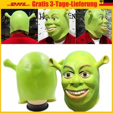 Karneval shrek maske gebraucht kaufen  Bremen