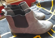 Grey faux suede for sale  READING