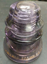 Purple glass insulator for sale  Costa Mesa