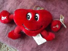 Peluche cuore vintage usato  Roma