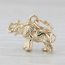 Pingente de ouro amarelo 14k com berloque Little Elephant, usado comprar usado  Enviando para Brazil