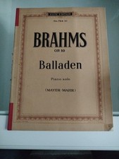 Brahms balladen piano gebraucht kaufen  Neumünster