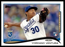 2014 Topps Yordano Ventura novato Kansas City Royals #265 comprar usado  Enviando para Brazil