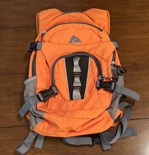 Mochila de hidratación Ozark Trail vejiga faltante equipo de senderismo al aire libre naranja segunda mano  Embacar hacia Mexico
