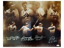 Atlanta Braves Greats Sheffield, Murphy, Jones, Justice Firmado Multi-Inscripción segunda mano  Embacar hacia Argentina