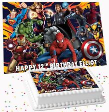 Superheroes birthday party for sale  FRODSHAM