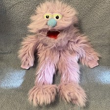 Boneco de mão Silly Puppets 14" roxo lavanda peludo monstro corpo inteiro 2008 comprar usado  Enviando para Brazil