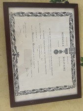 Diplomes médaille militaire d'occasion  Sissonne