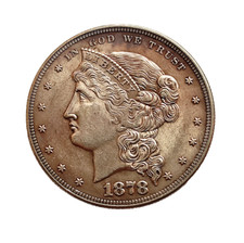 1878 USA MORGAN ONE DOLLAR - 38.MM DIAMETRO - 24.21. GRAMOS APROX comprar usado  Enviando para Brazil
