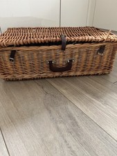 Vintage wicker picnic for sale  HENLOW