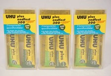 3x Uhu Plus Endfest 300 2 componentes adesivo de resina epóxi item nº 45640 Mit Ob, usado comprar usado  Enviando para Brazil