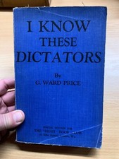 1937 "I KNOW THESE DICTATORS" 1ST ED PRE-WW2 HITLER & MUSSOLINI PB BOOK (P3), usado comprar usado  Enviando para Brazil