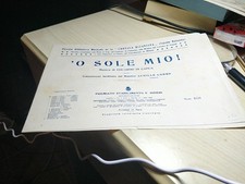 Spartito vintage sole usato  Salerno