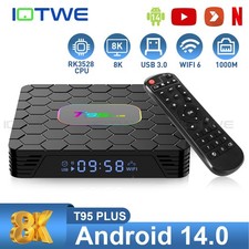 2025 Smart TV BOX Android 14 Dual WIFI Sieciowy odtwarzacz multimedialny BT5.0 32/64/128GB na sprzedaż  Wysyłka do Poland
