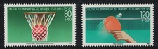 Fundo de promoção esportiva de tênis de mesa de basquete Berlin 2v 1985 MNH SG#B694-B695 comprar usado  Enviando para Brazil