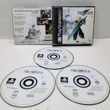 Final Fantasy VII 7 (Sony PlayStation 1, 1997) PS1 Black Label sem manual testado comprar usado  Enviando para Brazil