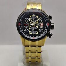 Usado, Relógio masculino Invicta 17206 Aviator 48mm cronógrafo mostrador preto taquímetro comprar usado  Enviando para Brazil