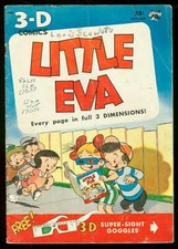 LITTLE EVA 3-D COMICS #1 1953- INFINITY COVER ST JOHN MUITO BOM ESTADO- comprar usado  Enviando para Brazil