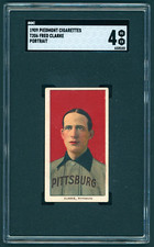 ⚾️ 1909-11 T206 Piedmont Portrait Fred Clarke (HOF) RARO Lençol Molhado - SGC 4 MUITO BOM/EXCELENTE comprar usado  Enviando para Brazil