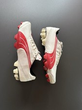 Usado, Botas de futebol masculinas Puma V1.08 K I FG couro BRANCO/VERMELHO tamanho EUA 8 comprar usado  Enviando para Brazil